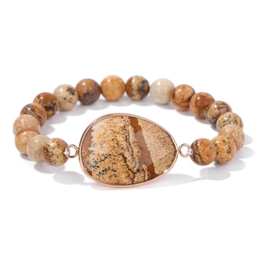 Lady Geometric natural stone Bracelets In Bulk
