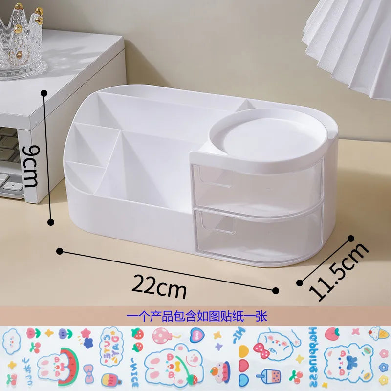 Solid Color PS Plastic Simple Style Storage Box