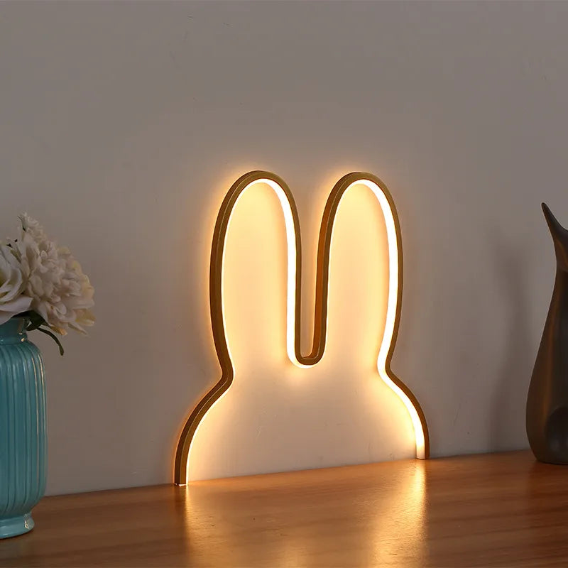 Modern Minimalist Style Night Light Led Circular Disk Cylindrical Stand Decorative Lamp For Bedroom Living Room