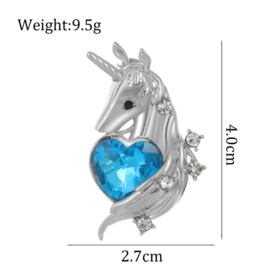 Elegant Cute Luxurious Animal Plant Mask Alloy Inlay Rhinestones Women's Unisex Brooches
