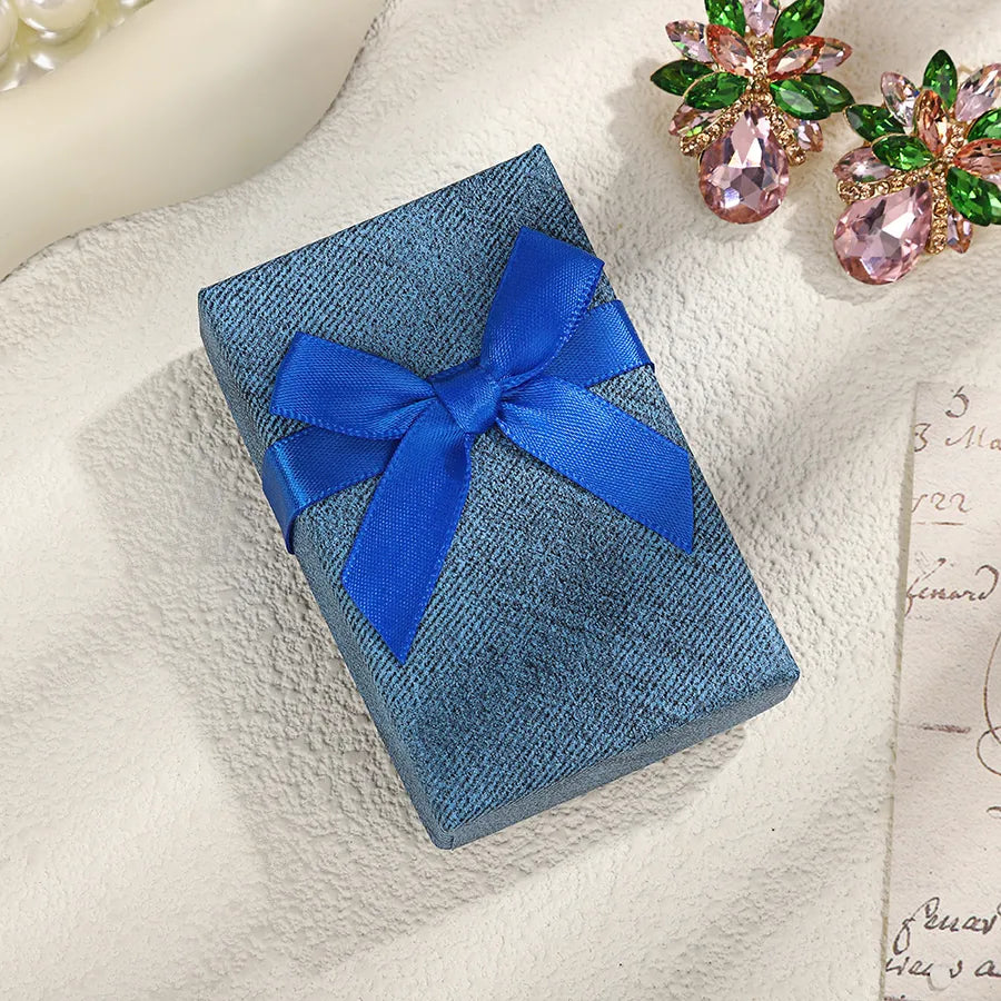 1 Piece Paper Retro Daily Solid Color Jewelry Boxes