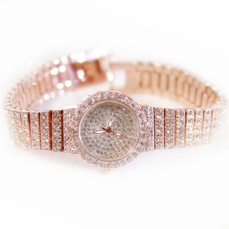 Elegant Glam Geometric Jewelry Buckle Quartz Watch Women's Watches