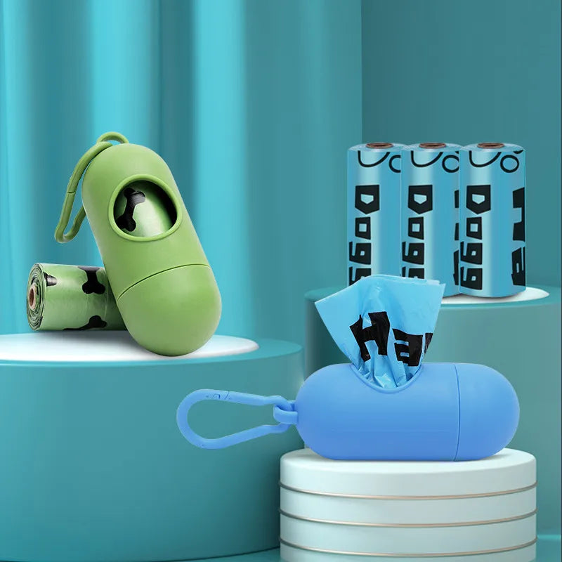 dog portable pooper scooper hanging pet garbage bag