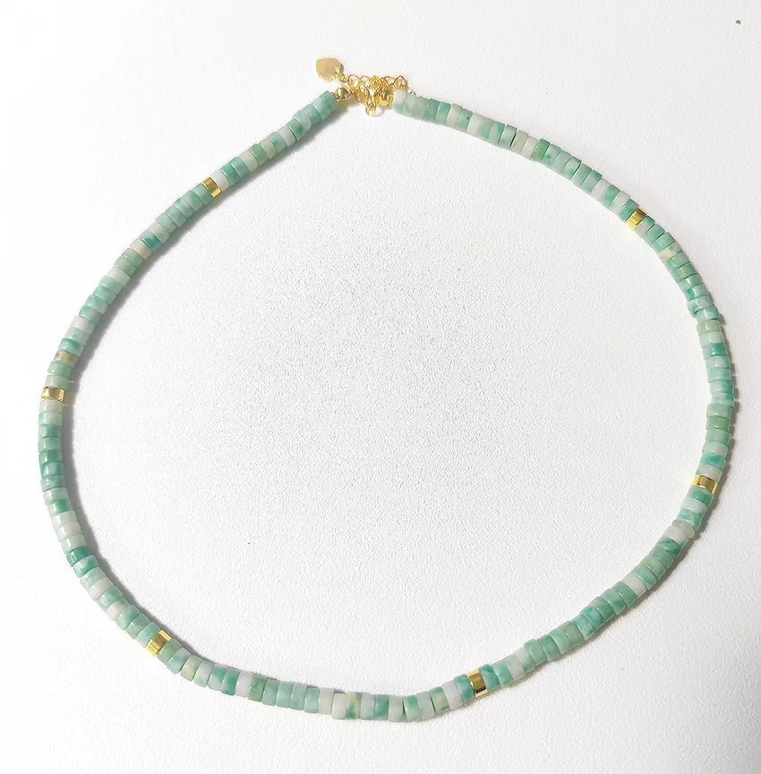 Simple Style Classic Style Round natural stone Necklace In Bulk