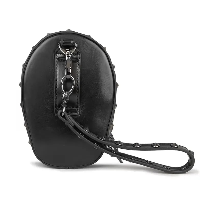 men's small all seasons pu leather punk shoulder bag