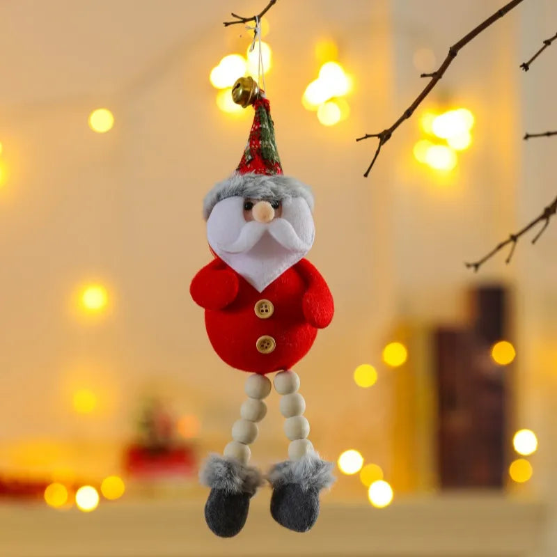 Christmas Cartoon Style Bear Snowman Daily Festival Hanging Ornaments
