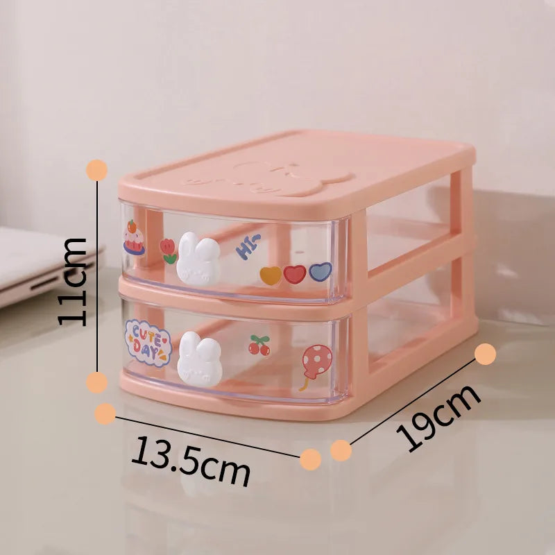 Solid Color PS Plastic Simple Style Storage Box