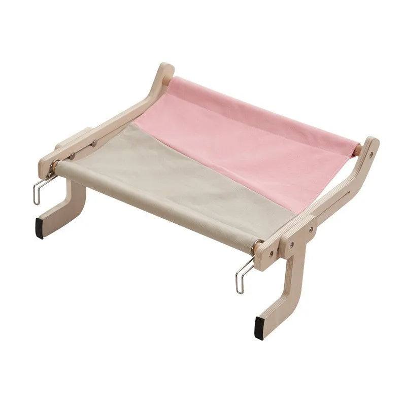 Simple Style Classic Style Wood Color Block Checkered Pet Bed