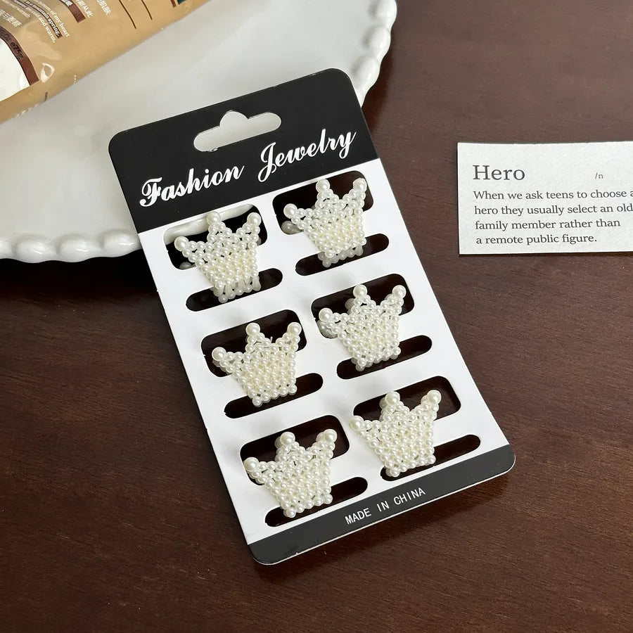 Duowei Jewelry New Version Mini Pearl Hair Accessories Small Elegant Hair Accessories Versatile Bangs Hair Clips Shower Hair Clips