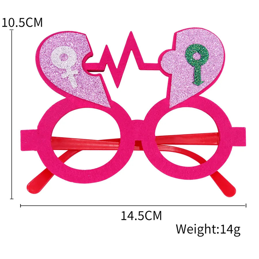 valentine's day geometric cloth party costume props