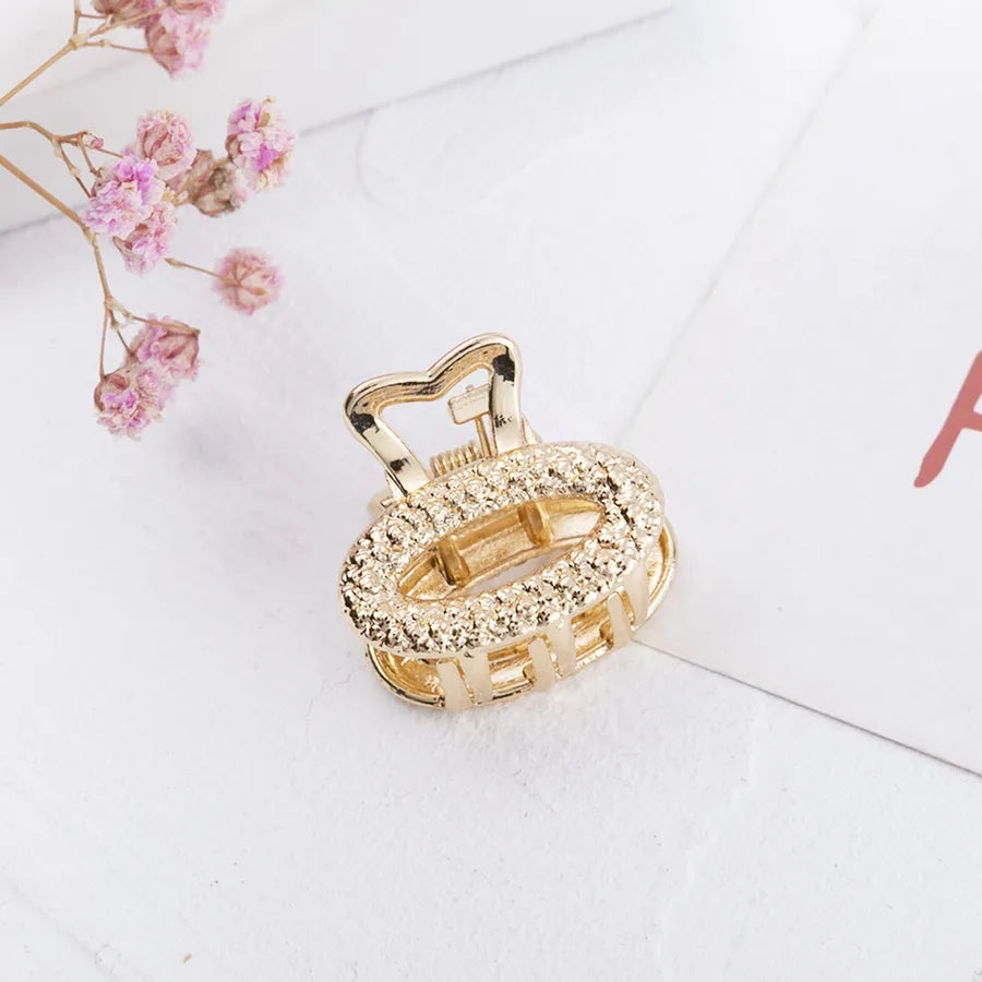 Elegant Women's Solid Color Alloy Hair Clip