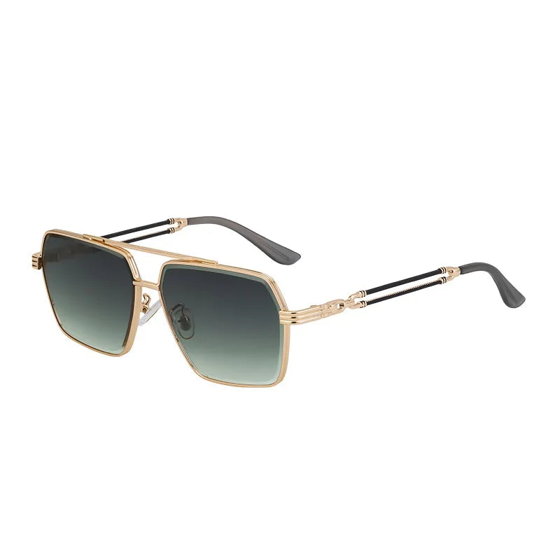 Classic Style Square Pc Square Full Frame Men's Sunglasses