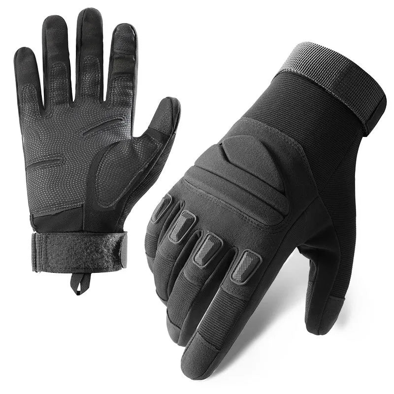Tactical Gloves Men's Z192 Soft Shell Protective Pad Long Finger Touch Screen Fighting Non-slip Outdoor Military Fan Riding Gloves Men