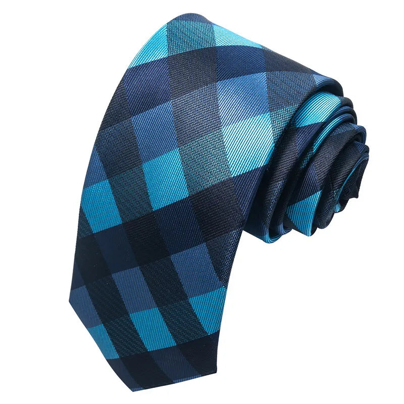 business formal solid color cashew nuts flower polyester yarn men's tie