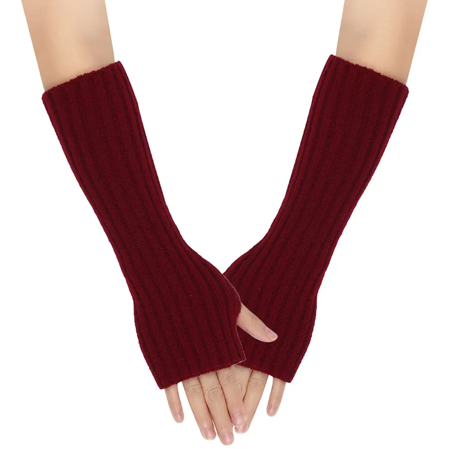 women's modern style solid color gloves 1 pair