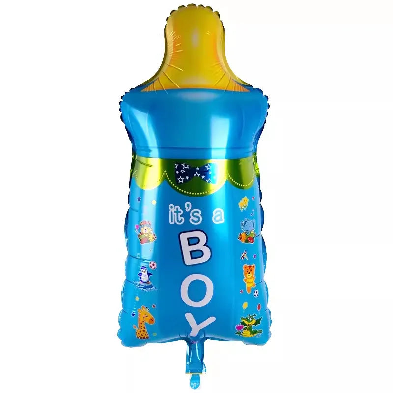 Gender Reveals Party Aluminum Film Ball Gender Male Treasure Female Treasure Bottle Birthday Party Venue Layout Aluminum Film Balloon