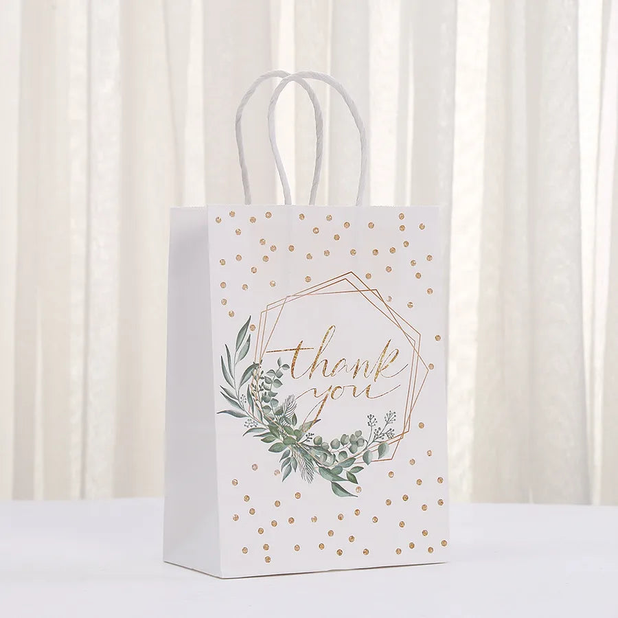 Cartoon Style Letter Kraft Paper Holiday Banquet Daily Gift Bags Party Supplies Gift Wrapping Supplies 1 Piece