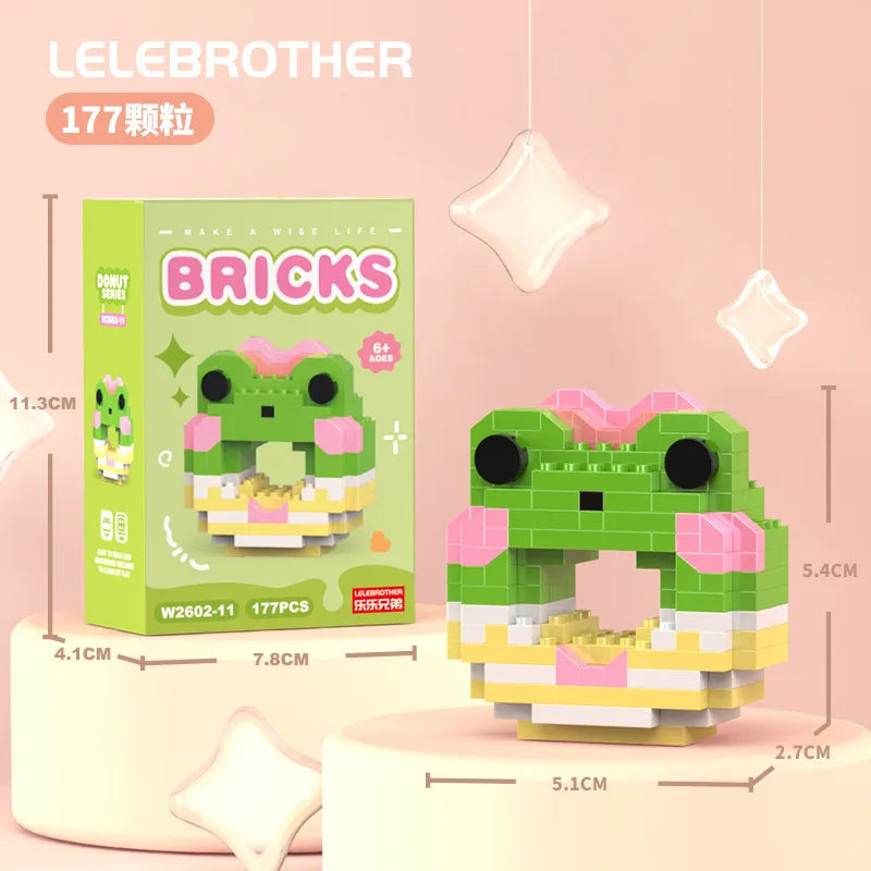 Children Unisex Animal Cartoon Plastic Building Toys