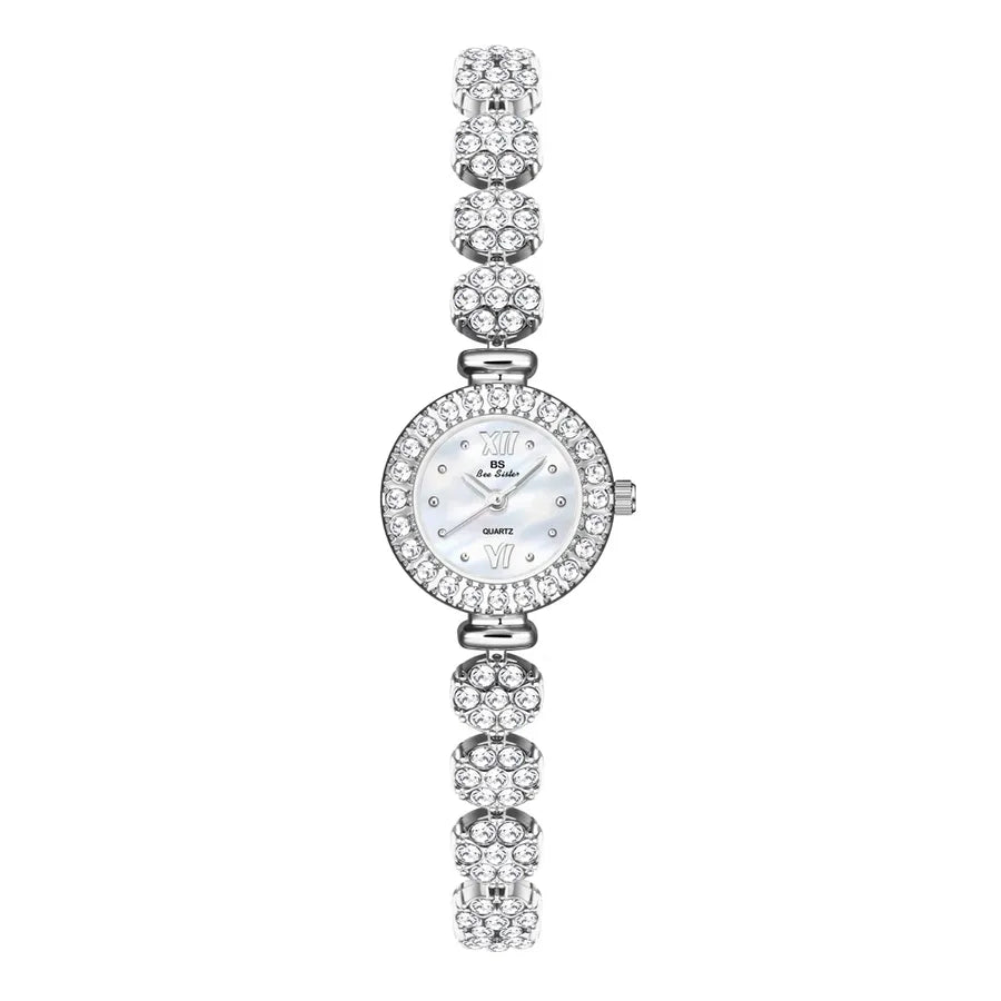 Simple Style Classic Style Solid Color Jewelry Buckle Quartz Watch