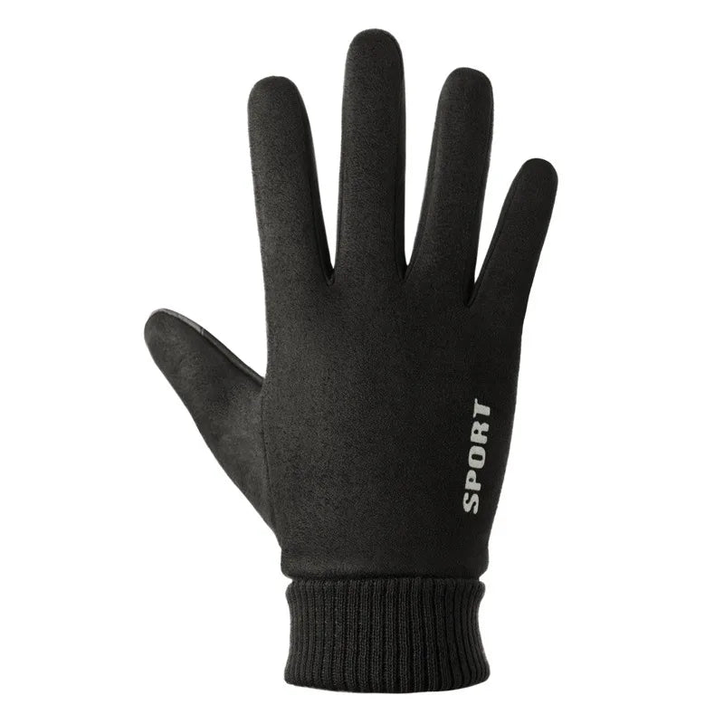 New unisex warm gloves autumn and winter touch screen riding driving outdoor full finger gloves manufacturers wholesale