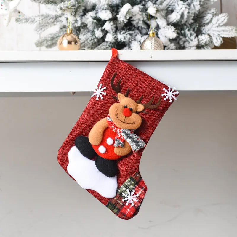 christmas cute santa claus snowman cloth party christmas socks
