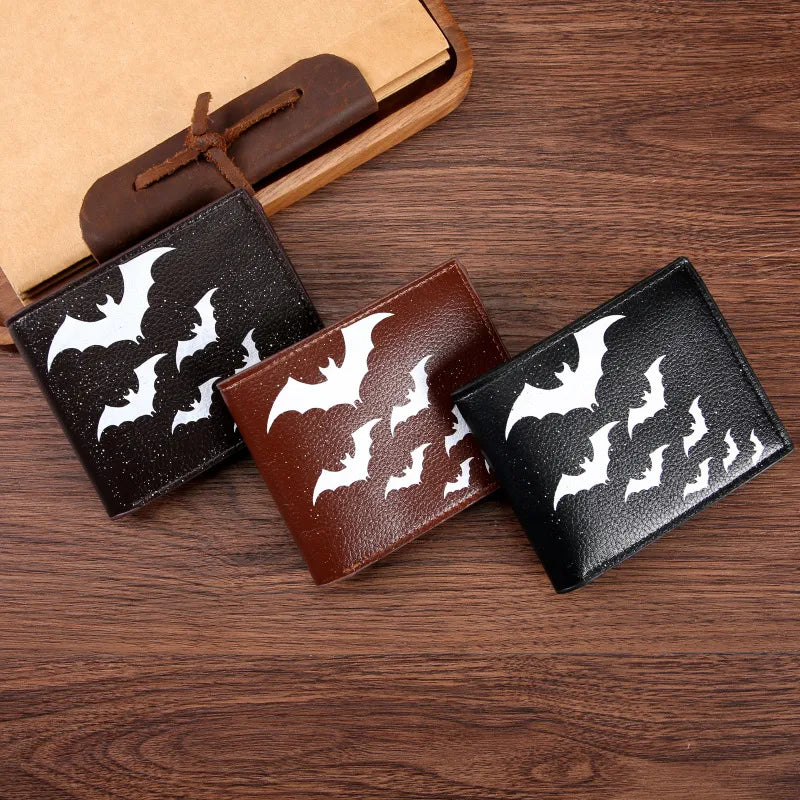 Men's Animal Pu Leather Open Small Wallets