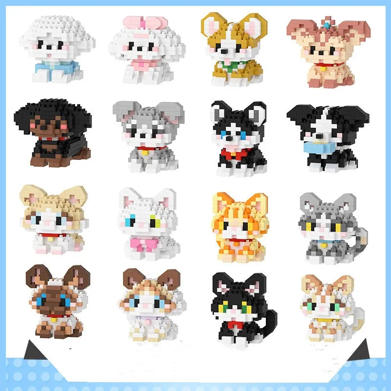 Kids(7-16Years) Children Unisex Cartoon Character Plastic Building Toys Learning & Education Toys