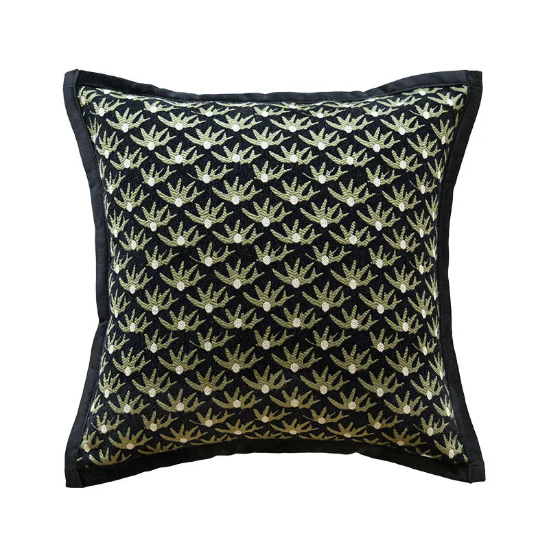 Ins Style Sofa Pillow Cover Bedroom Window Decorative Cushion Case Home Decor Patterned Print Plant Floral Living Room