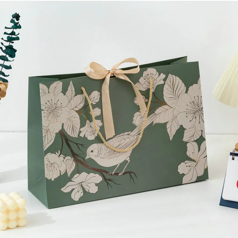 shopping packaging clothing gift jewelry portable kraft paper bags