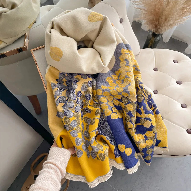 Women's Simple Style Classic Style Color Block Imitation cashmere Polyester Scarf