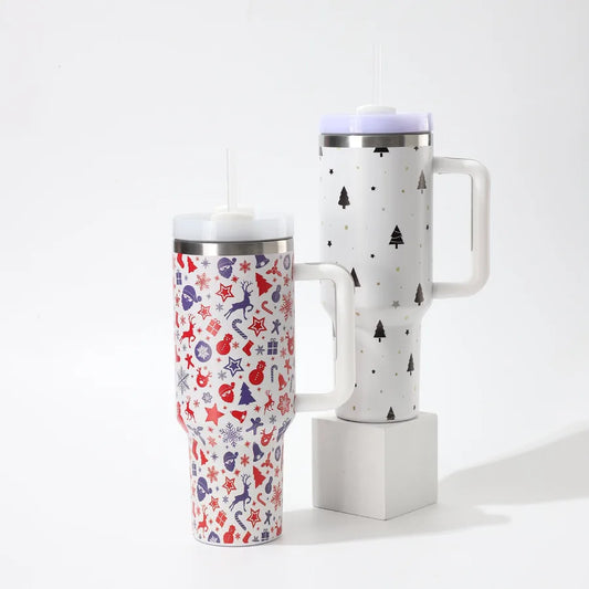 Christmas Casual Christmas Tree 201 Stainless Steel 304 Stainless Steel Thermos Cup 1 Piece