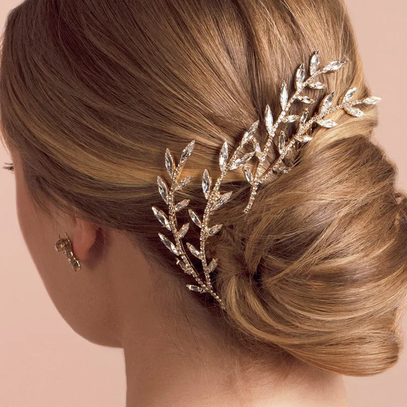 hair comb antique rhinestone hairpin headdress dish hair artifact dish hair prong high sense
