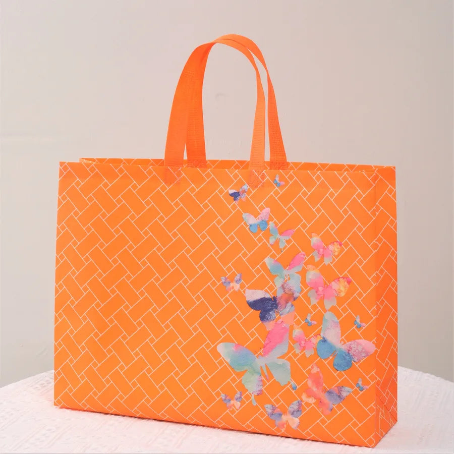 coated non-woven portable clothing handbag advertising shopping bag spot printed logo
