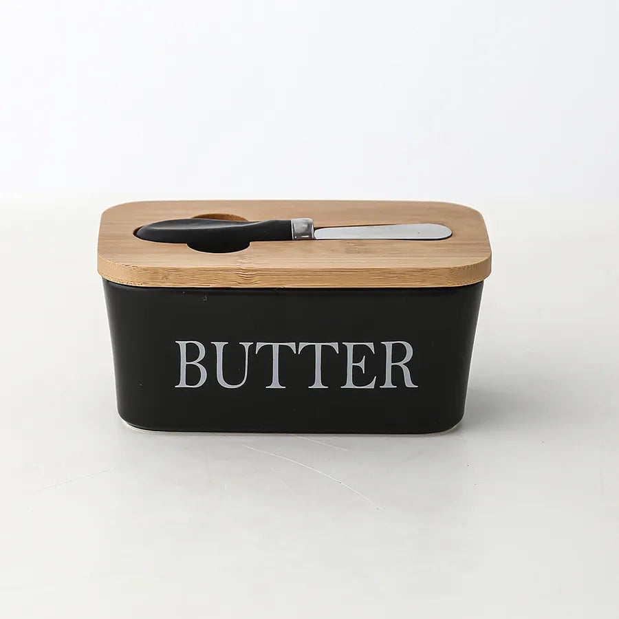 Simple Style Letter Solid Color Porcelain Storage Container Box