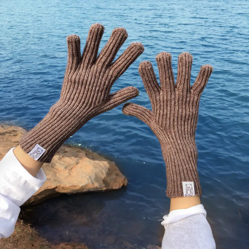 Women's Basic Modern Style Simple Style Solid Color Gloves