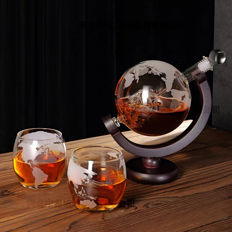 Casual Solid Color High Borosilicate Glass Wine container 1 Piece 1 Set