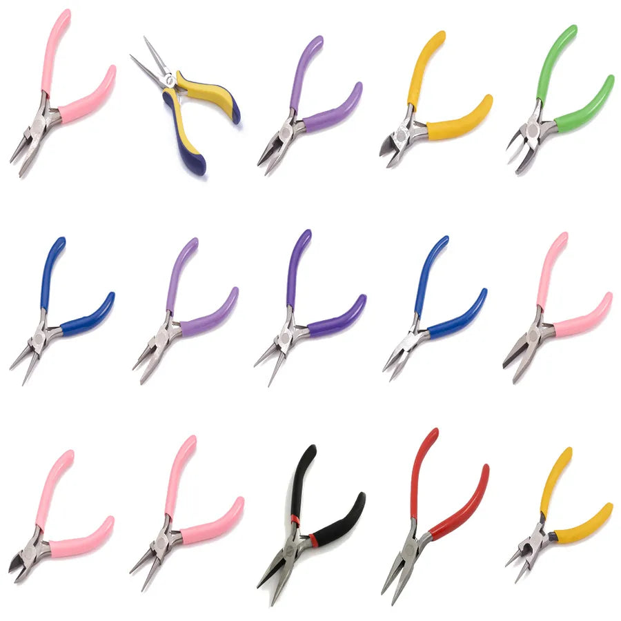 Handmade Jewelry Making Tools Multi-Model Clippers Sharp Mouth Round Mouth Bent Mouth Metal Polished Accessories For DIY Jewelry