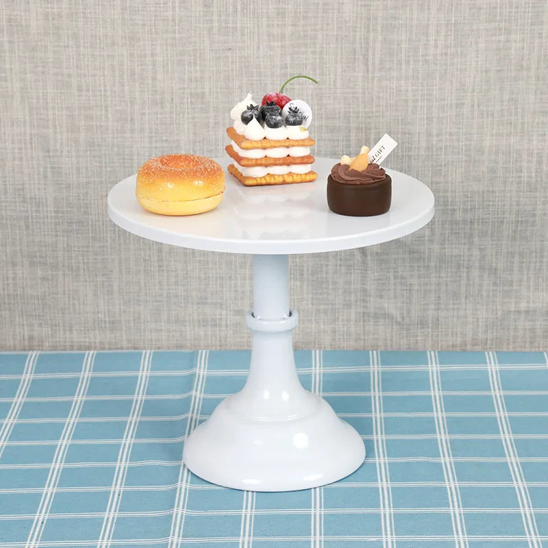 Nordic Style Solid Color Iron Daily Party Cake stand