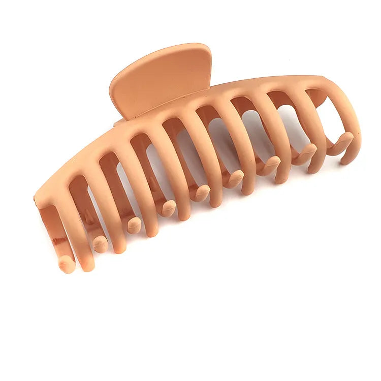 Elegant Simple Style Women's Solid Color Plastic Resin Hair Claws