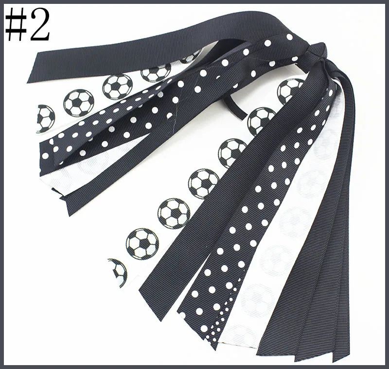 Sports Hair Accessories Football Volleyball Baseball Series Hair Rope Children Girls Cheer Strap