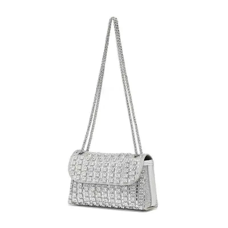 Women's Medium Arylic Solid Color Streetwear Square Magnetic Buckle Shoulder Bag