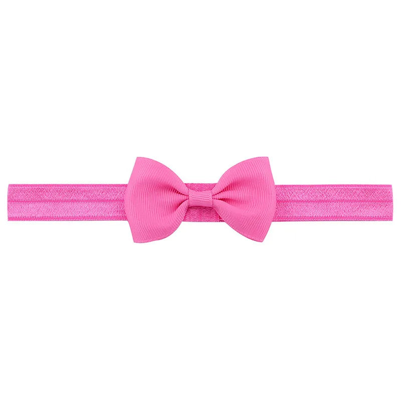 Explosive New Hairband Simple  Kidsren's Multi-color Optional Bow Rib Single Knot Headband  Hot Sale