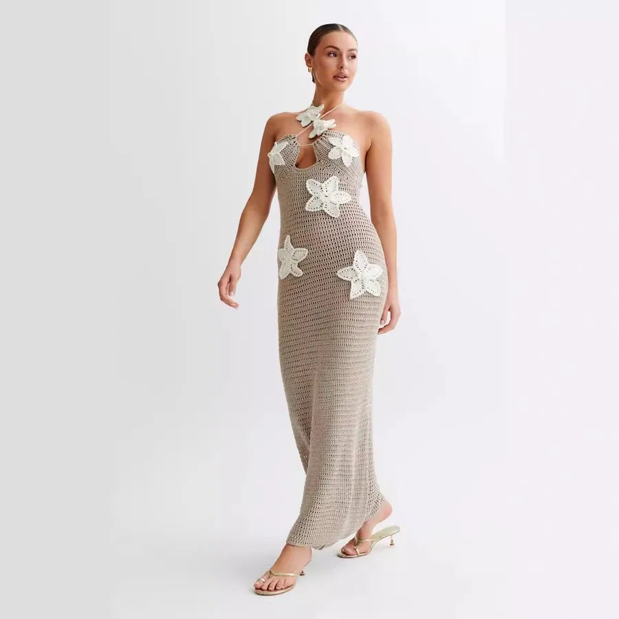 Women's Flower Elegant Cover Ups