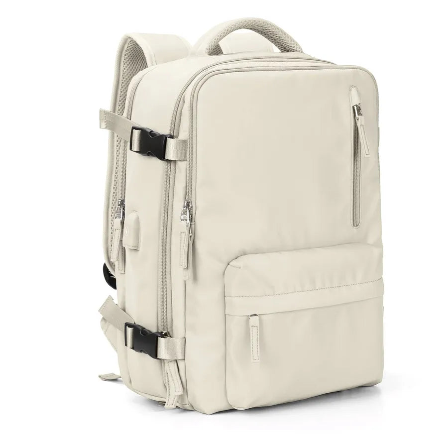 Solid Color Travel Daily Women's Backpack