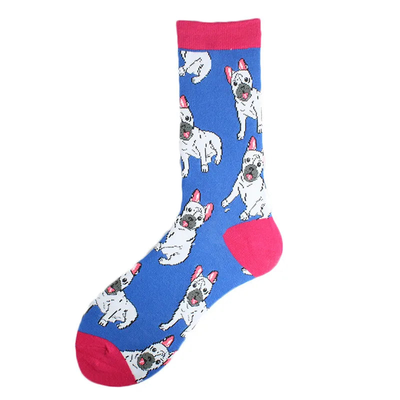 men's cartoon style cartoon cotton crew socks a pair