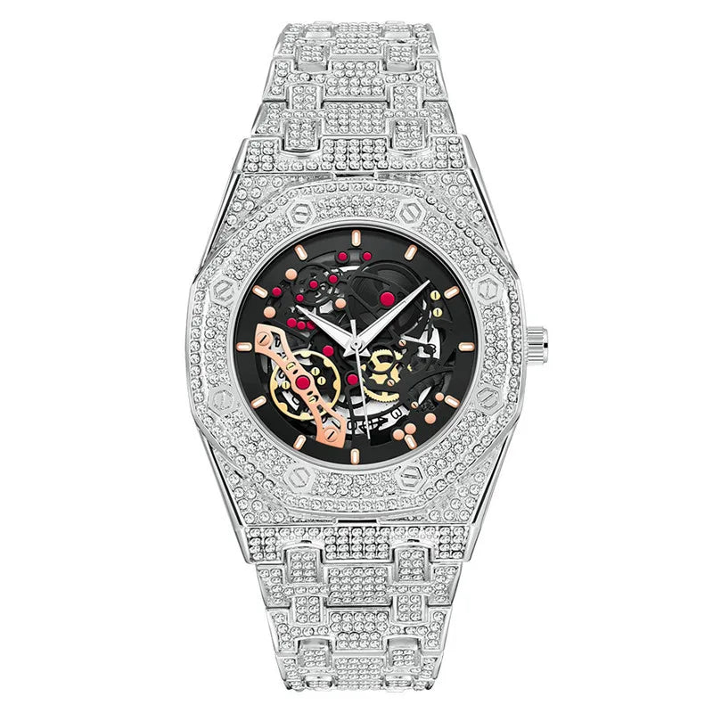 Modern Style Classic Style Round Single Folding Buckle Quartz Men's Watches
