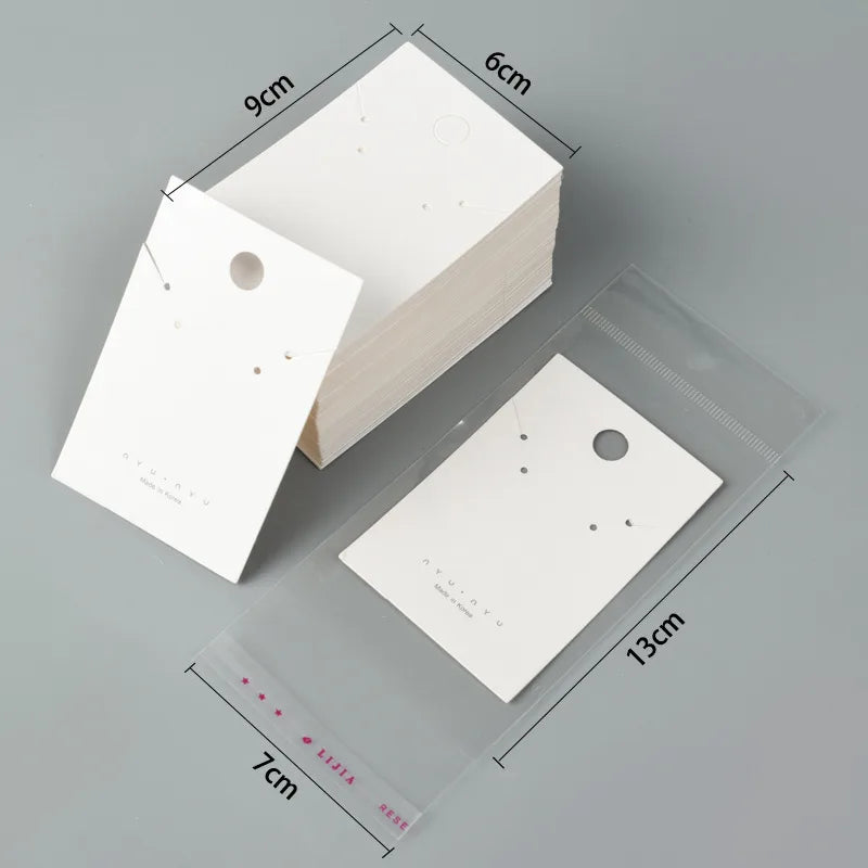 basic letter solid color paper printing jewelry accessories 1 piece
