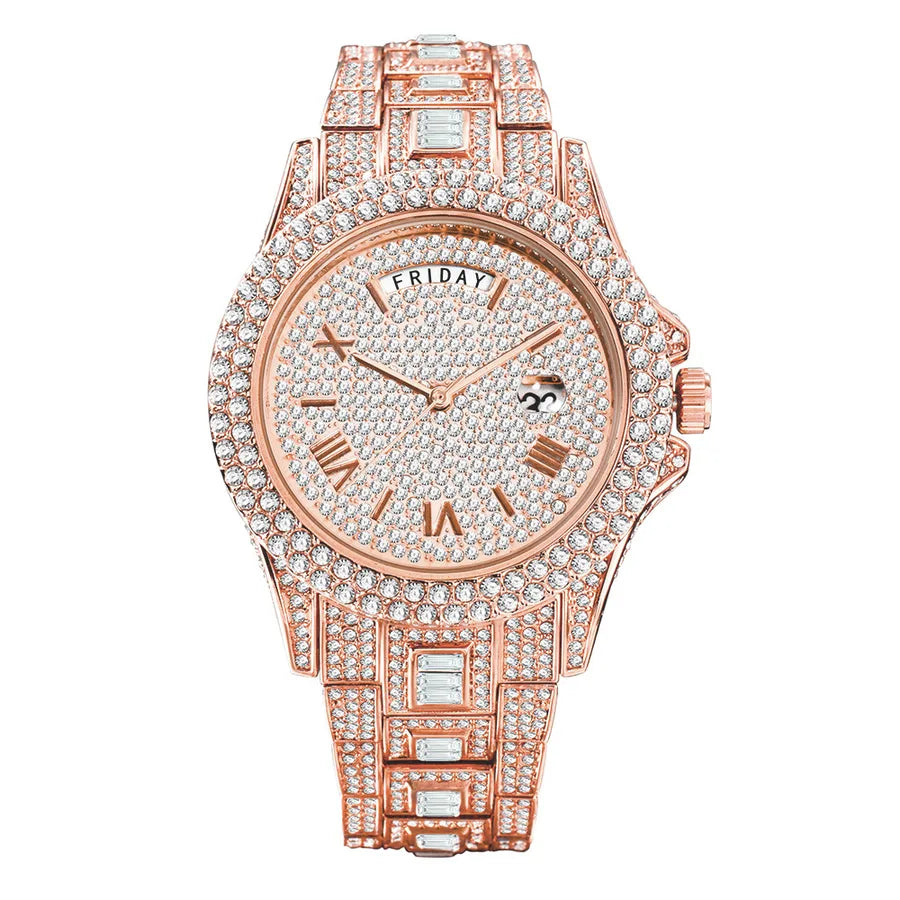 Business Geometric Butterfly Double Snap Quartz Men's Watches