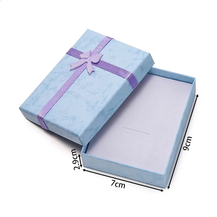 1 Piece Paper Elegant Simple Style Daily Date Bow Knot Jewelry Boxes