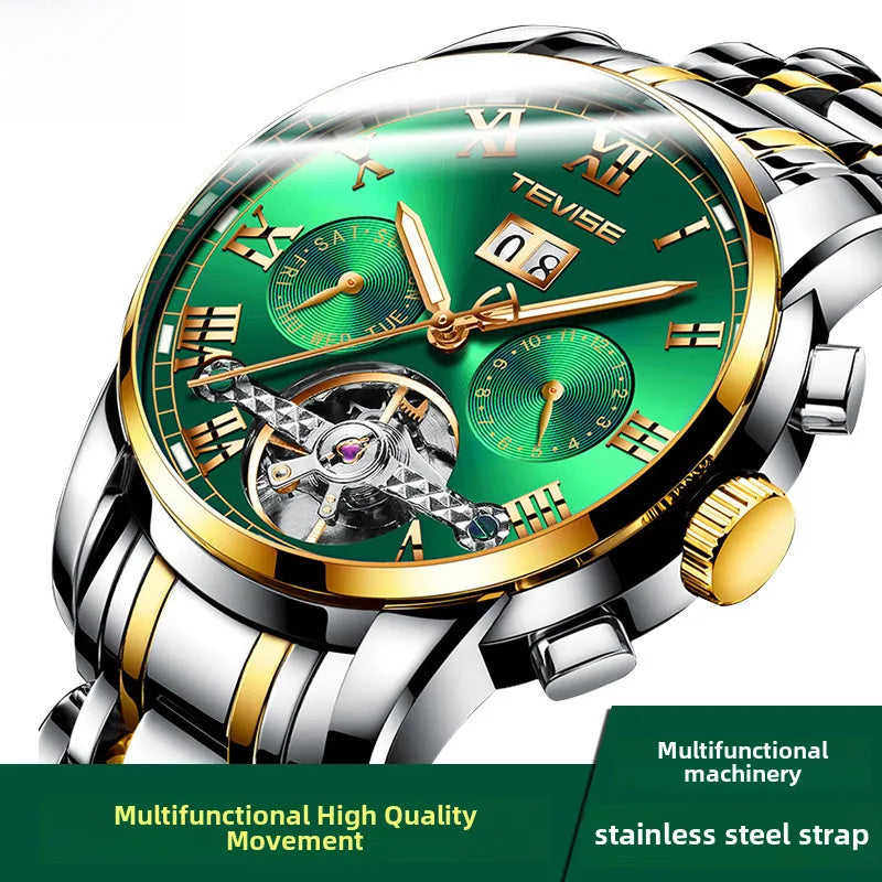 Swiss Tweis Famous watch Tourbillon watch Men's Fashion watch Mechanical watch Trendy Business watch